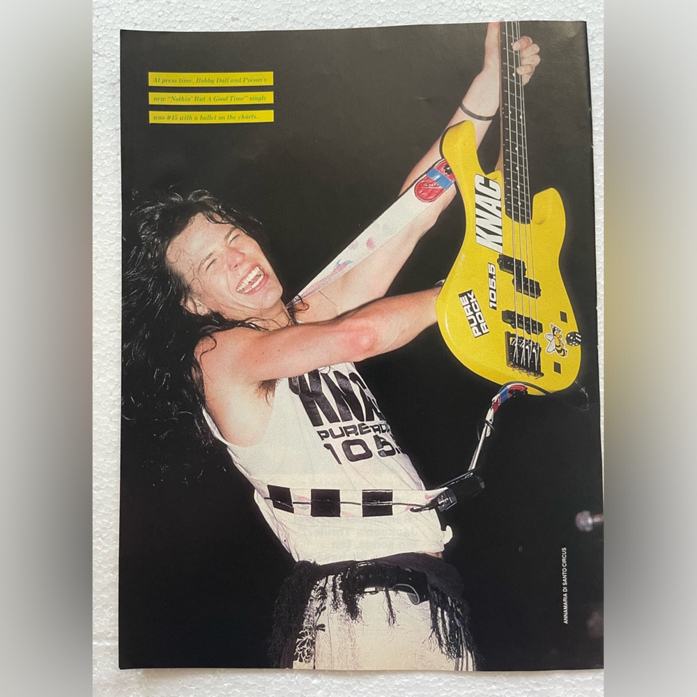 Poison’s Bobby Dall Pinup